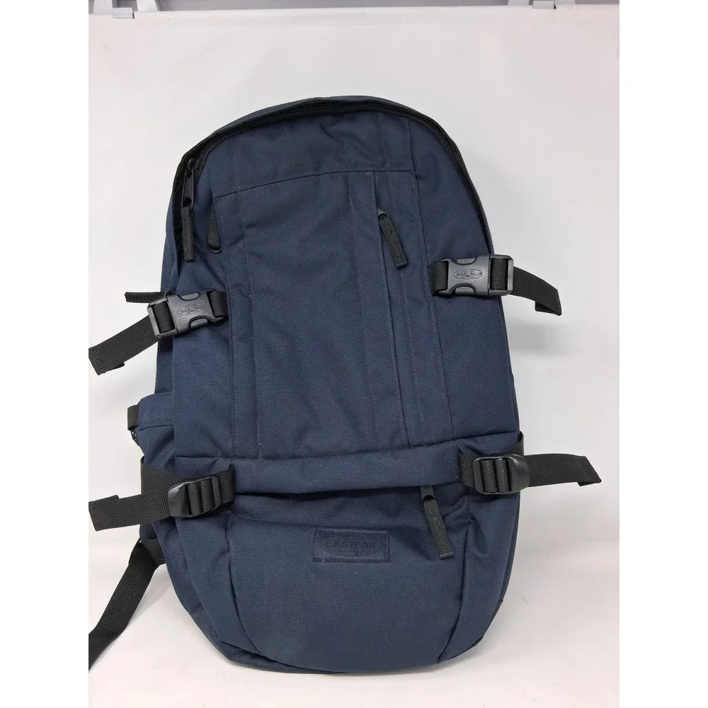 Eastpak Navy Blue Slim Compression Strap Backpack Built to Resist NWT